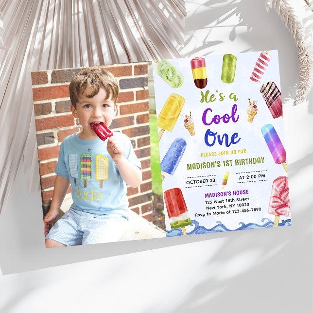 Invitación Es una foto de primer cumpleaños de un niño de Gua (Subido por el creador)