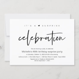 Invitación Es una sorprendente celebración de la fiesta de cu