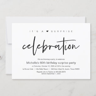 Invitación Es una sorprendente celebración de la fiesta de cu