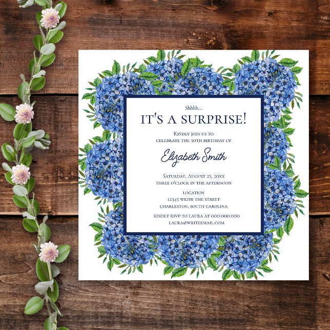 Invitación Es una sorprendente fiesta de cumpleaños número 50 (Front)