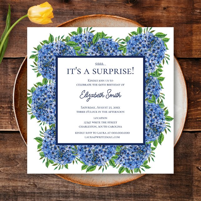 Invitación Es una sorprendente fiesta de cumpleaños número 60 (Front)