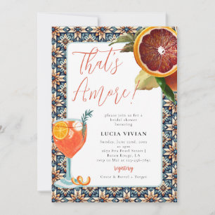 Invitación Esa es la ducha de novia más jugosa Naranja Spritz