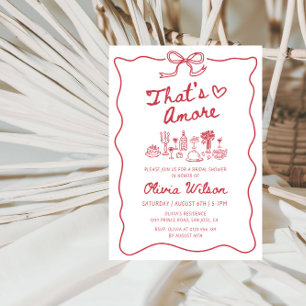Invitación Esa es la ducha de novias más - mesa de banquete i