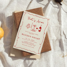 Esa es otra ducha de novia de mano roja italiana