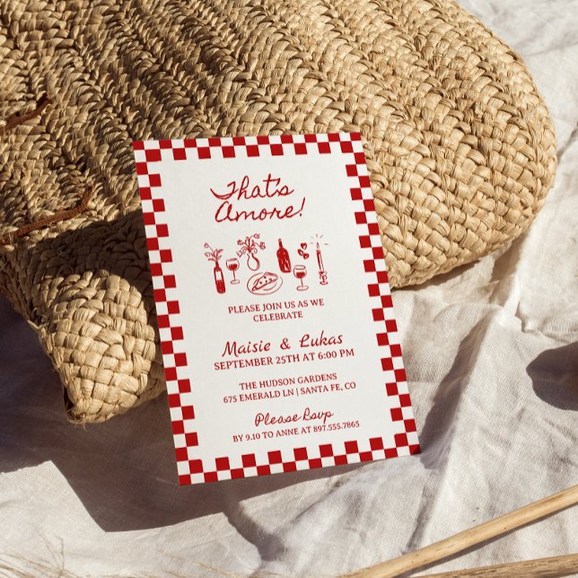Invitación Esa es una cena de ensayo más italiana (Subido por el creador)