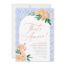 Esa es una ducha de novia más mediterránea Spritz