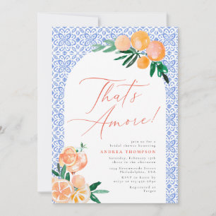 Invitación Esa es una ducha de novia más mediterránea Spritz