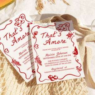 Invitación Esa es una ducha de novias inspirada en Francia