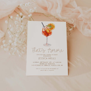 Invitación Esa es una ducha de novias italiana