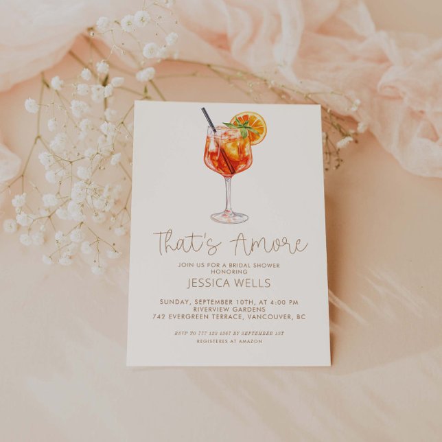 Invitación Esa es una ducha de novias italiana (Subido por el creador)