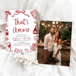 Invitación Esa es una fiesta de compromiso italiano más capri