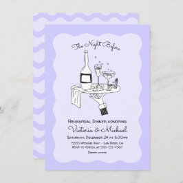 Invitación Esbozo de Doodle Ensayo Funky Cena