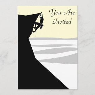 Invitación Escalador rocoso 1