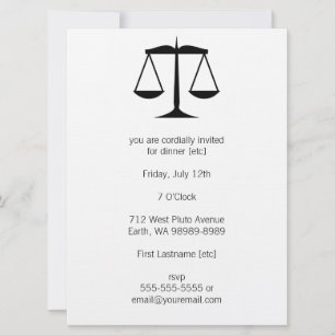 Invitación Escalas de justicia (ley)