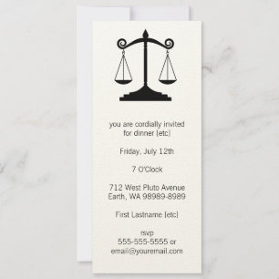 Invitación Escalas de justicia (ley)