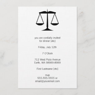 Invitación Escalas de la justicia (ley)