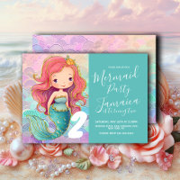 Escamas de Sirena Chicas Cabello Rosa Fiesta de Cu
