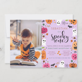 Invitación ¡Escandaloso! Chicas Halloween 1º cumpleaños