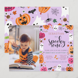 Invitación ¡Escandaloso! Chicas Halloween 1º cumpleaños