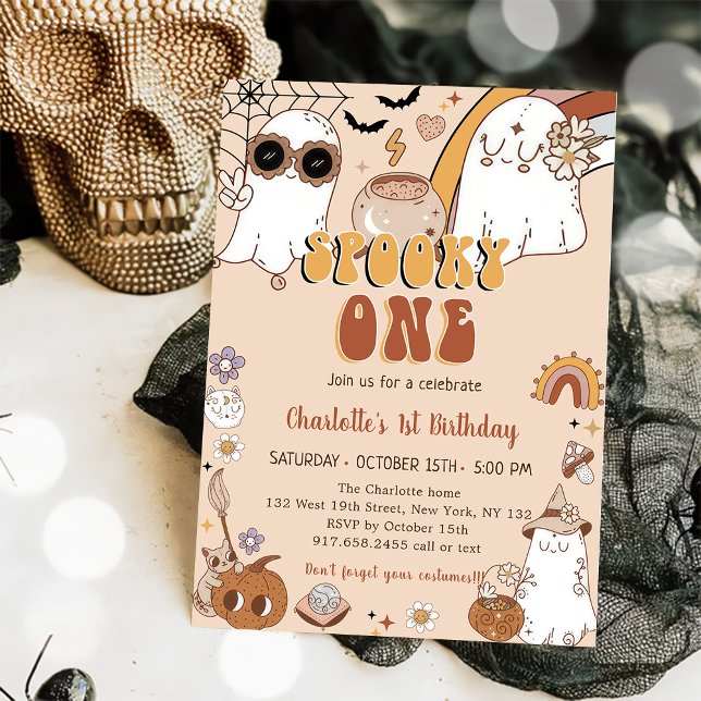 Invitación Escandaloso Fiesta de primer cumpleaños de Groovy  (Subido por el creador)