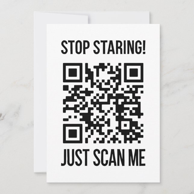 Invitación Escanear mi código QR: crear tu futuro (Anverso)