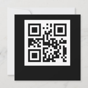 Invitación Escáner de código de barras de código QR humano hu