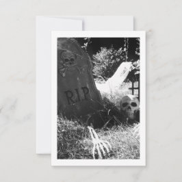Invitación escena de cementerio