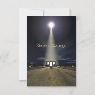 Invitación Escena de la Natividad de los navidades