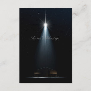 Invitación Escena de la Natividad de los navidades