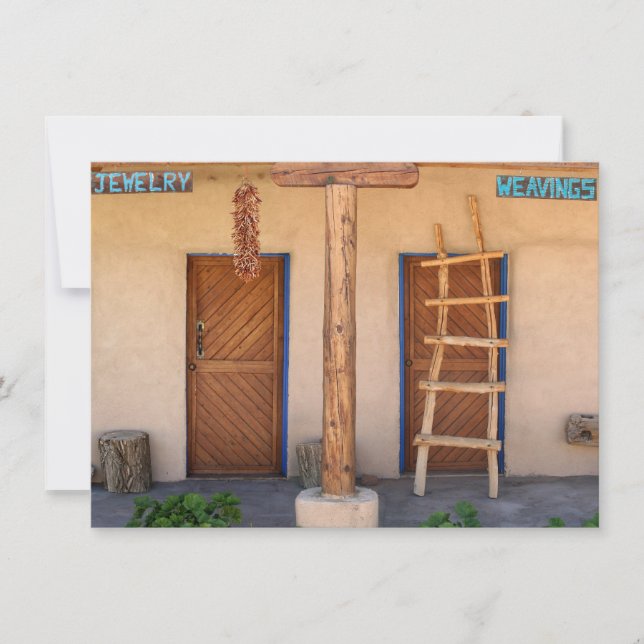 Invitación Escenas de Nuevo México (Anverso)