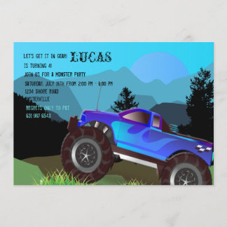 Invitación escénica de monstruo