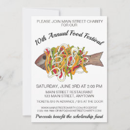 Invitación Escovitch Fish Cocina jamaiquina caribeña