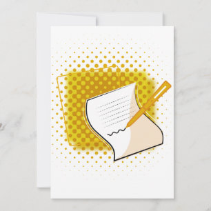 Invitación Escribiendo a Lover