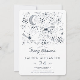 Invitación Escrito en el Baby Shower de las estrellas