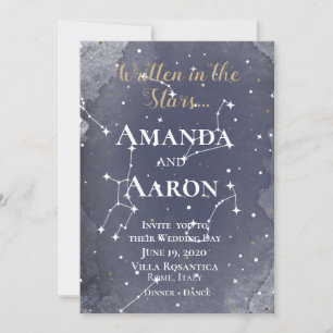 Invitación Escrito en las Estrellas