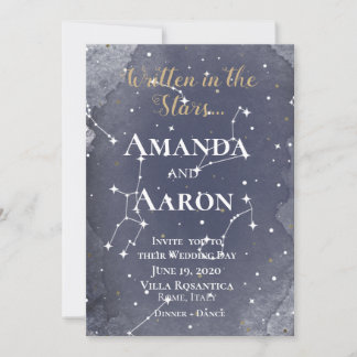 Invitación Escrito en las Estrellas