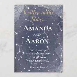 Invitación Escrito en las estrellas
