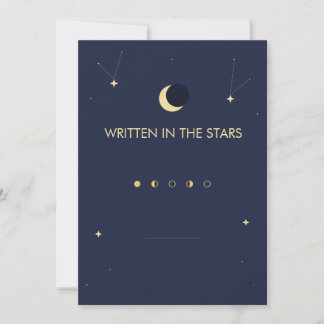 Invitación Escrito en las Estrellas