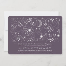 Invitación Escrito en las estrellas de género revela Baby Sho