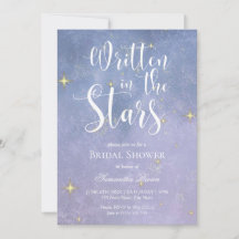 Escrito en Stars Bridal Shower