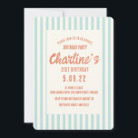 Invitación Escritura A Mano Pastel Retro 21er Fiesta De Cumpl<br><div class="desc">Escritura a mano Pastel Retro 21er Fiesta de cumpleaños veintiuno</div>