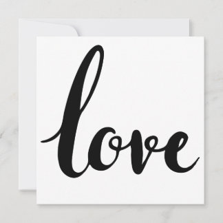 Invitación escritura cursiva amorosa