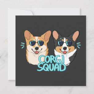Invitación Escuadrón Corgi  El Doctor Y La Reina