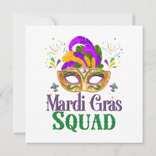 Invitación Escuadrón Mardi Gras
