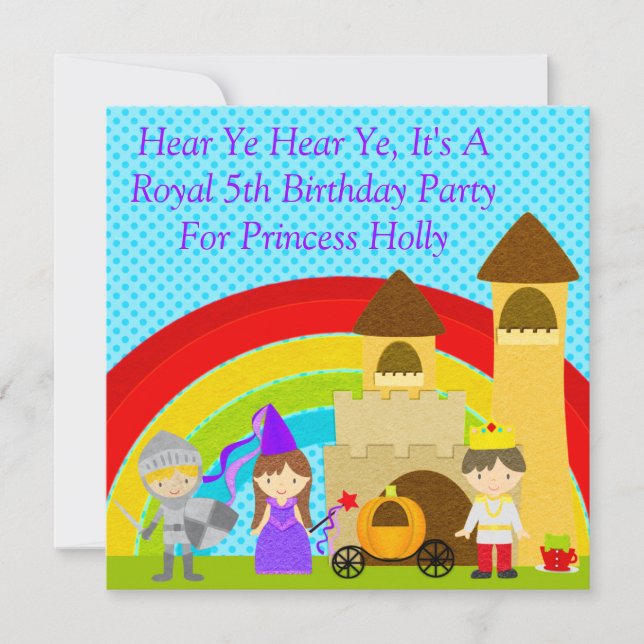 Invitación Escuchen que sí, es un Fiesta real CSTM (Anverso)