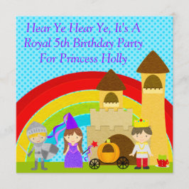 Invitación Escuchen que sí, es un Fiesta real CSTM