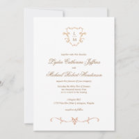 Escudo barroco | Boda de monograma