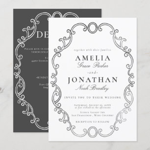 Invitación Escudo Boda de Victoria