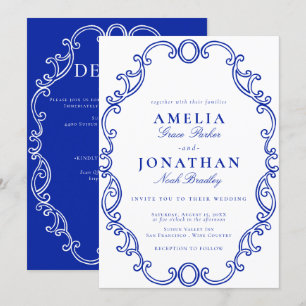 Invitación Escudo Boda de Victoria