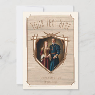 Invitación Escudo de armas de Knight